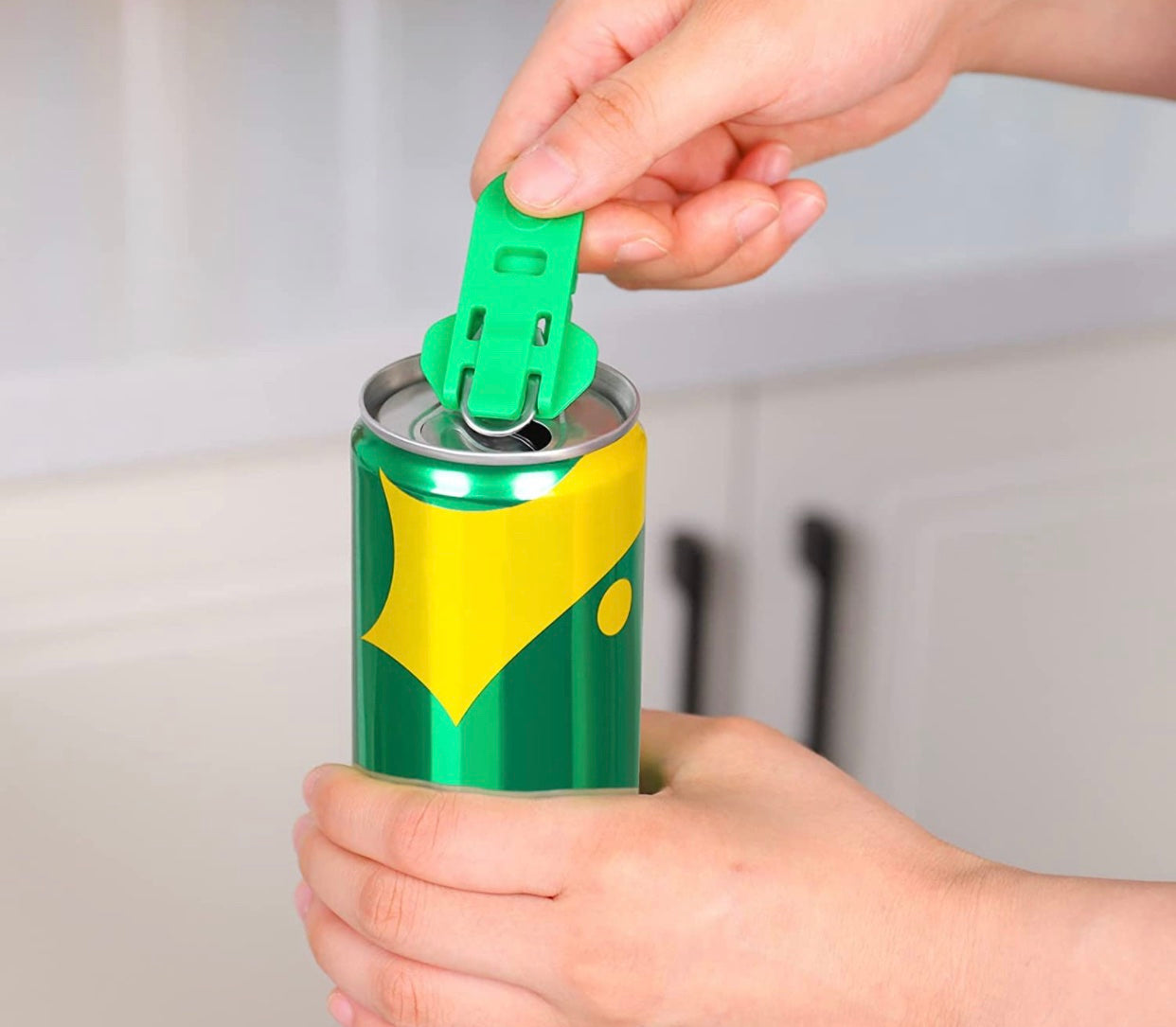 Canned drink opener and saver image 2