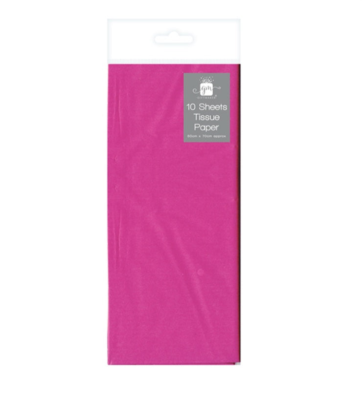 Tissue paper sheets - dark pink image 0