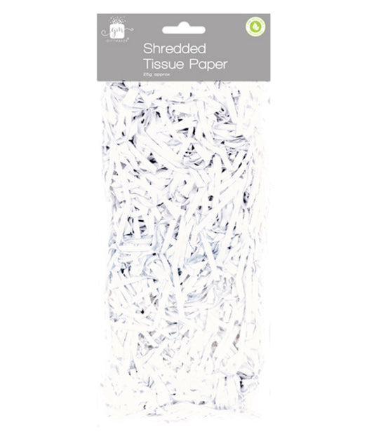 Shredded tissue paper - white image 0