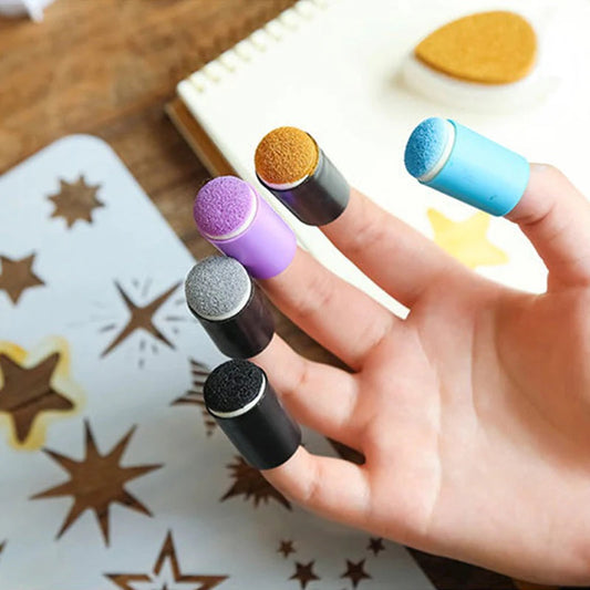 Pack of 10 finger stampers image 0