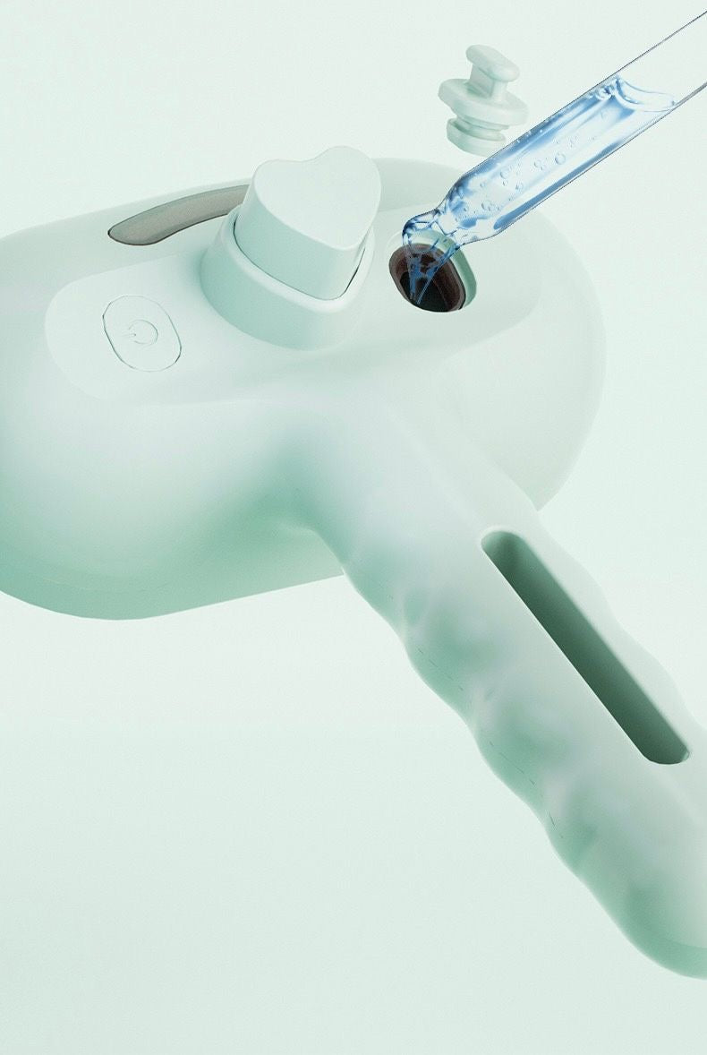 Steam pet brush