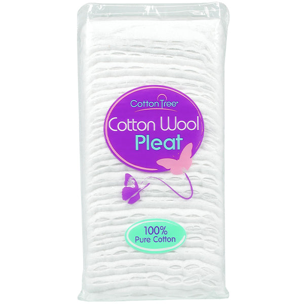 Cotton wool pads - pleated