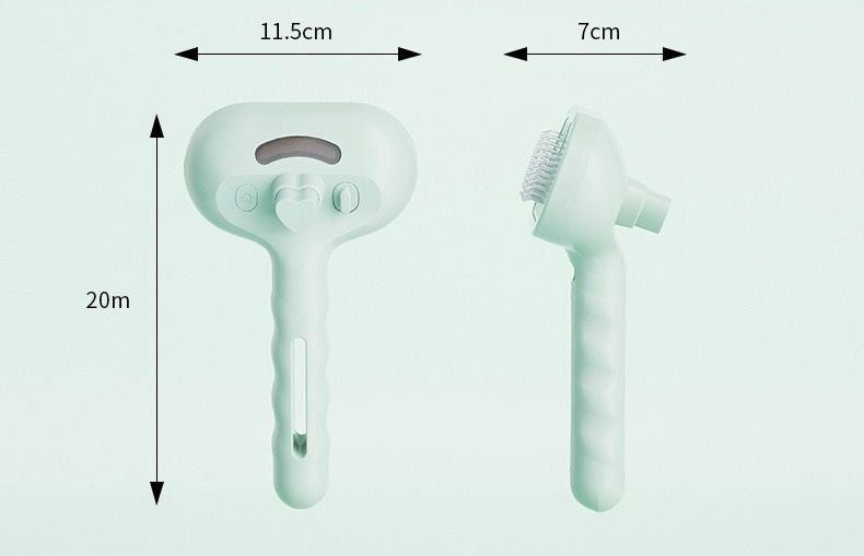 Steam pet brush
