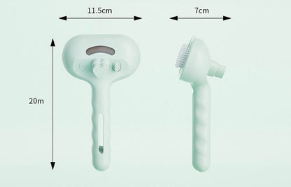 Steam pet brush