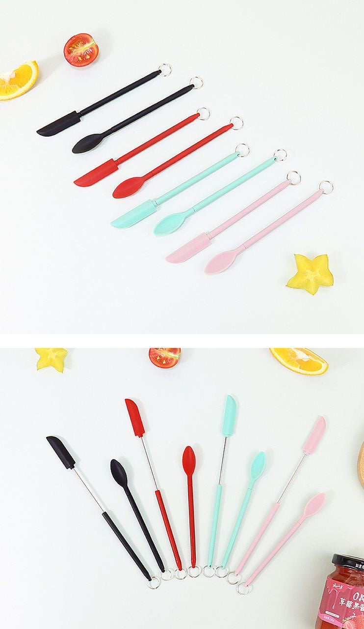 Mini extending spatula set