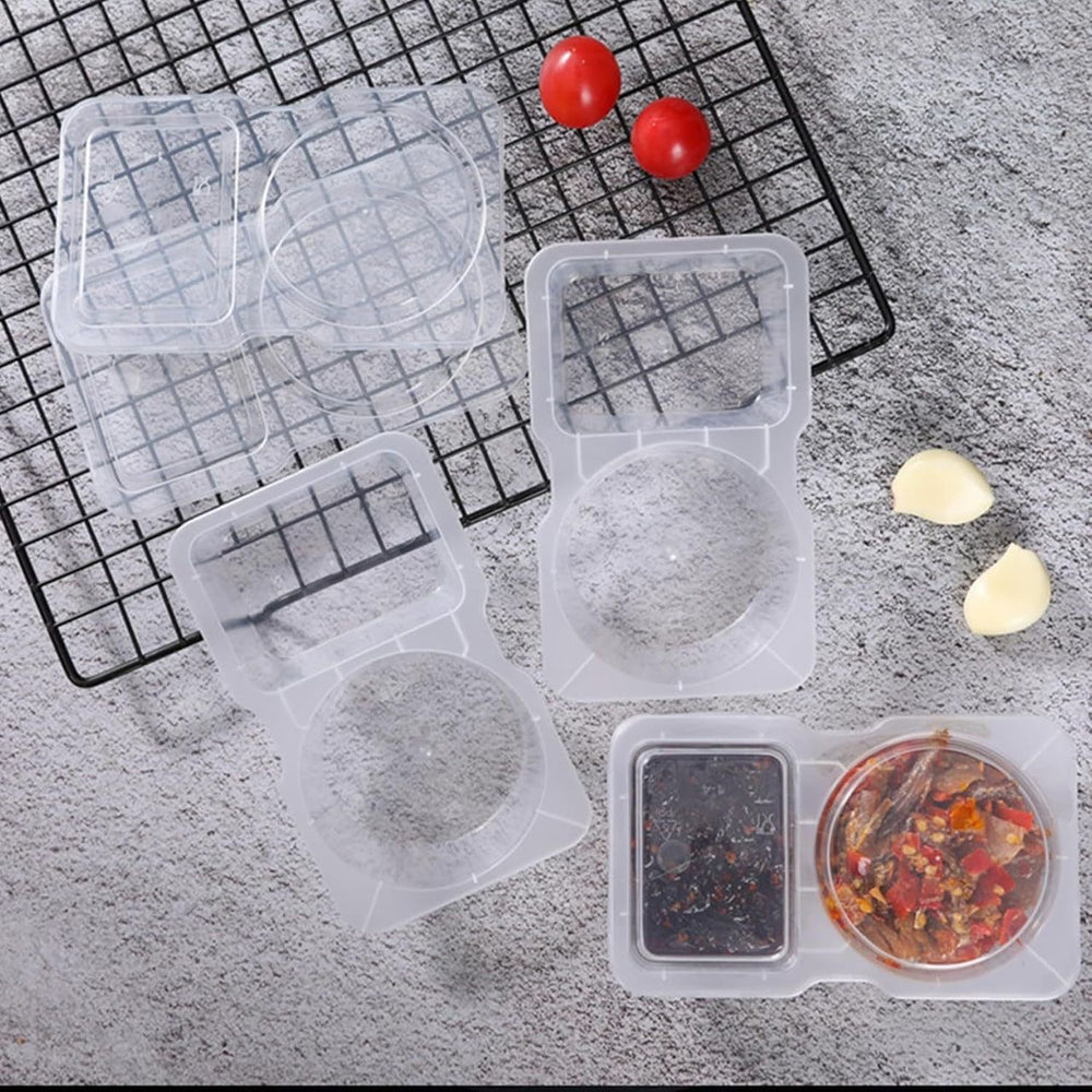 Lidded snack tray