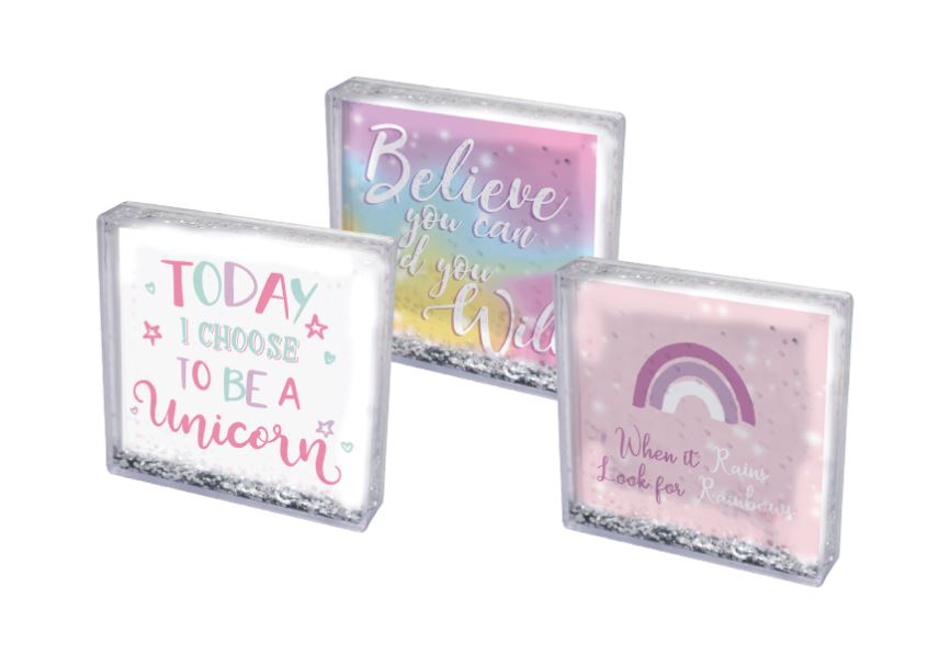 Novelty glitter frame