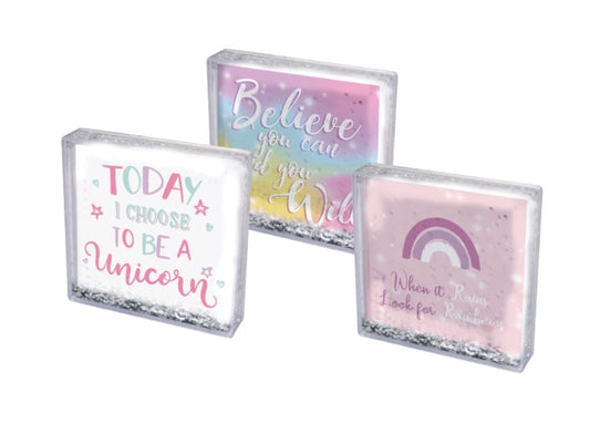 Novelty glitter frame
