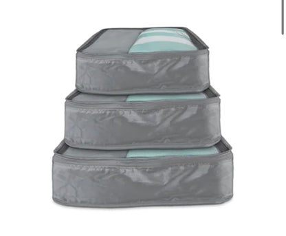 Travel luggage packing cubes 3 pack