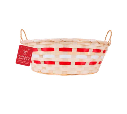 Oval basket with handles 33cm