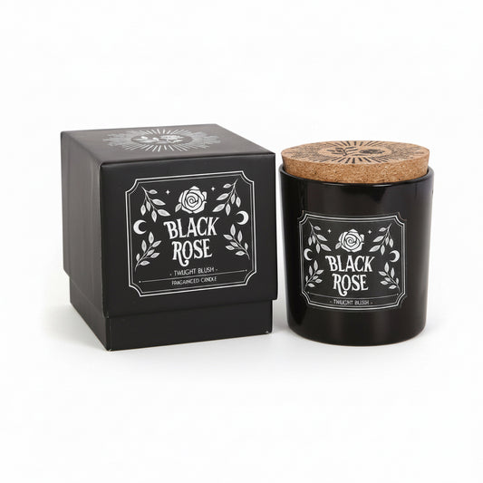 Black rose twilight blush candle