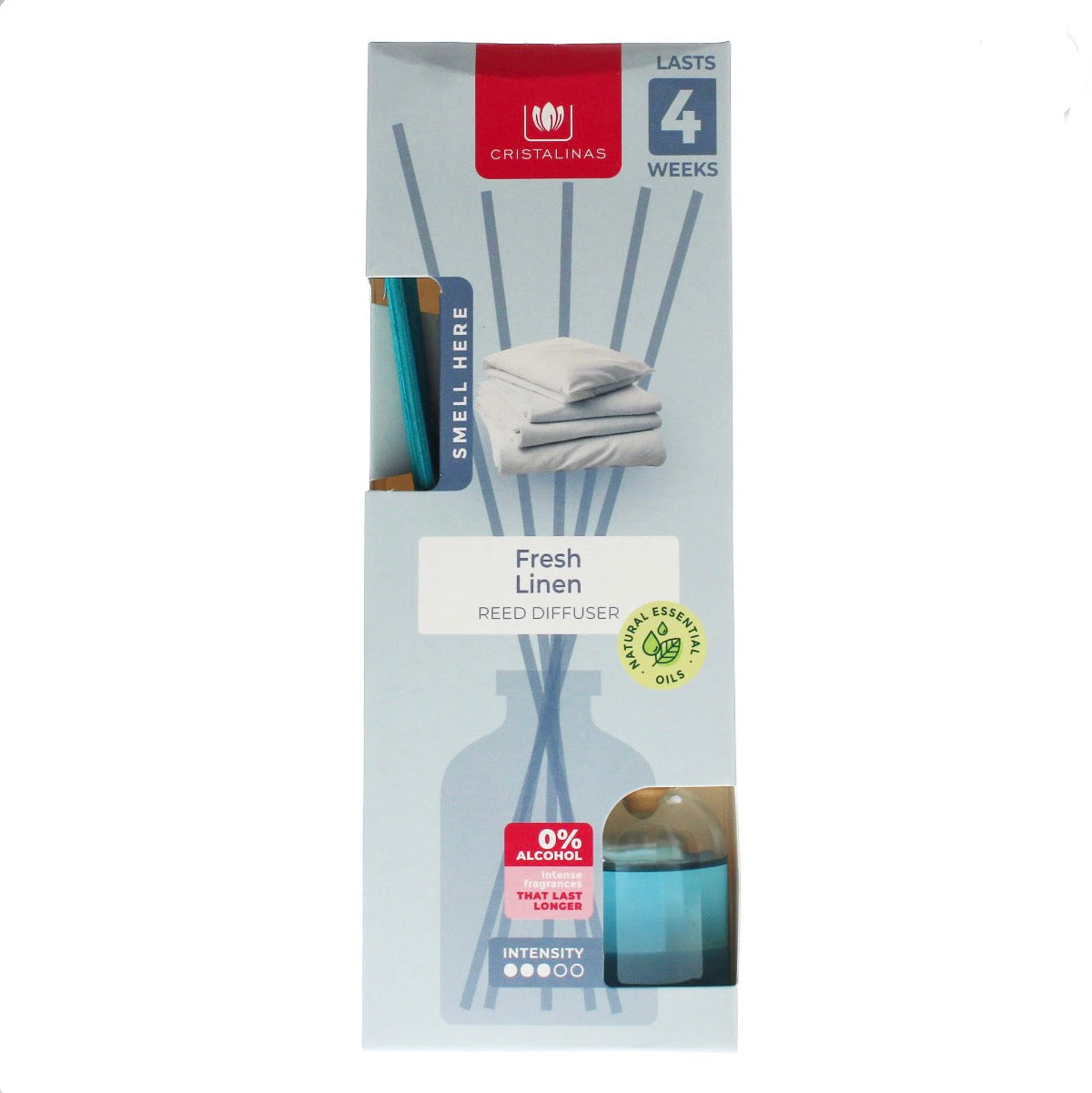 Cristalinas 25ml reed diffuser - fresh linen