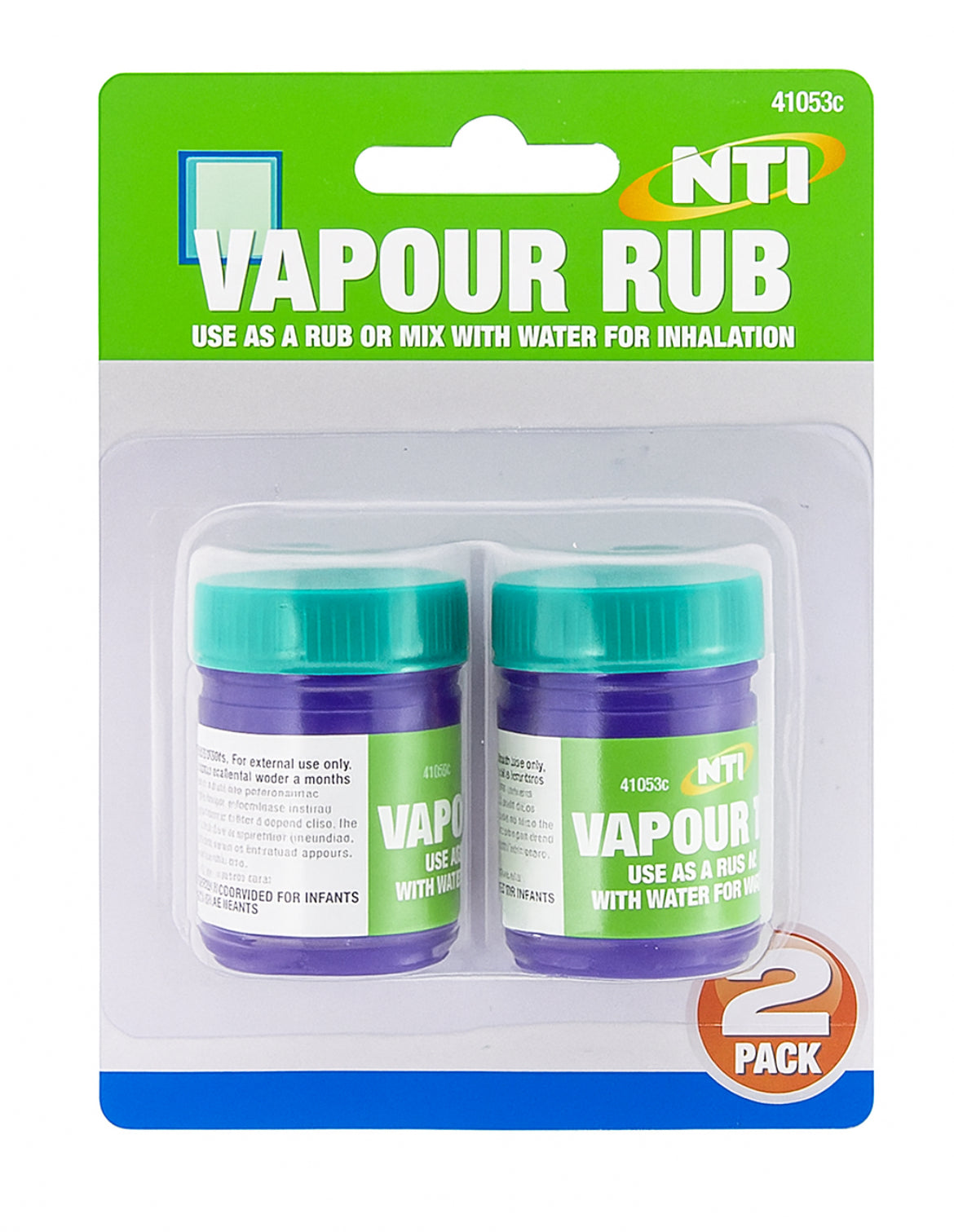 Vapour rub 2 pack