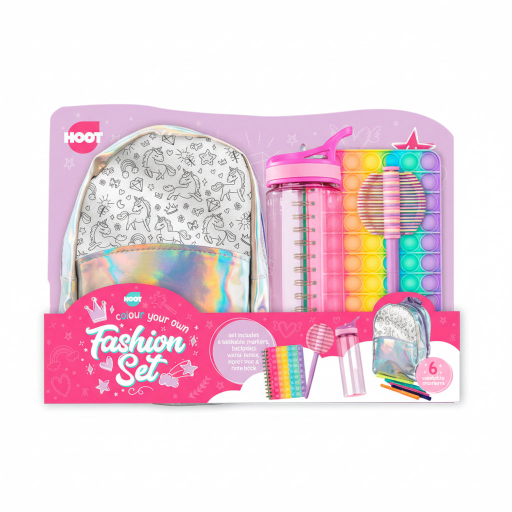 Colour your own fashion set