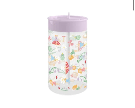 Fairy tumbler with straw and lid 450ml