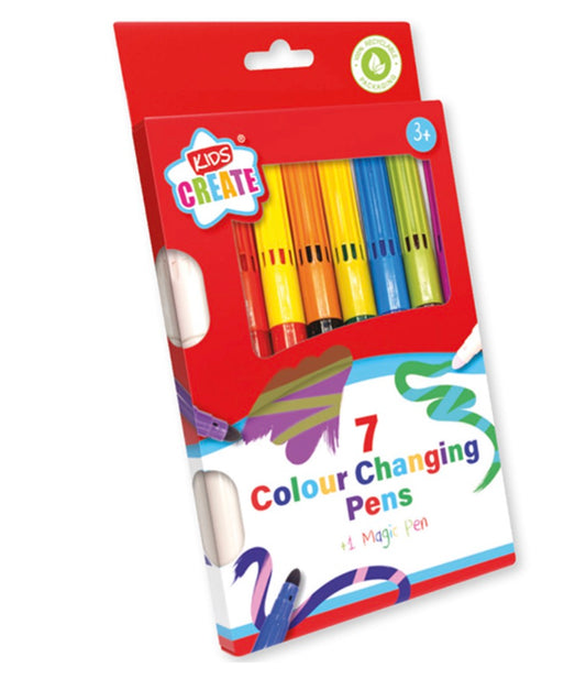 Colour changing pens 7 pack