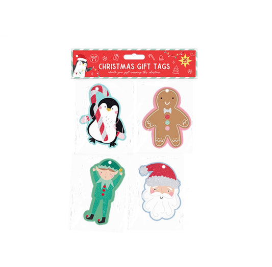 Christmas character gift tags 30 pack