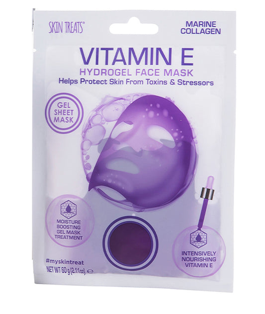 Hydrogel face mask - purple vitamin E