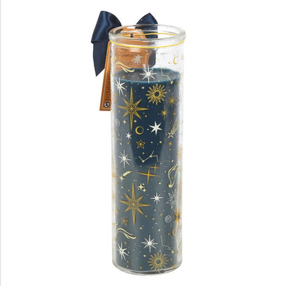 Tube candle - starry night