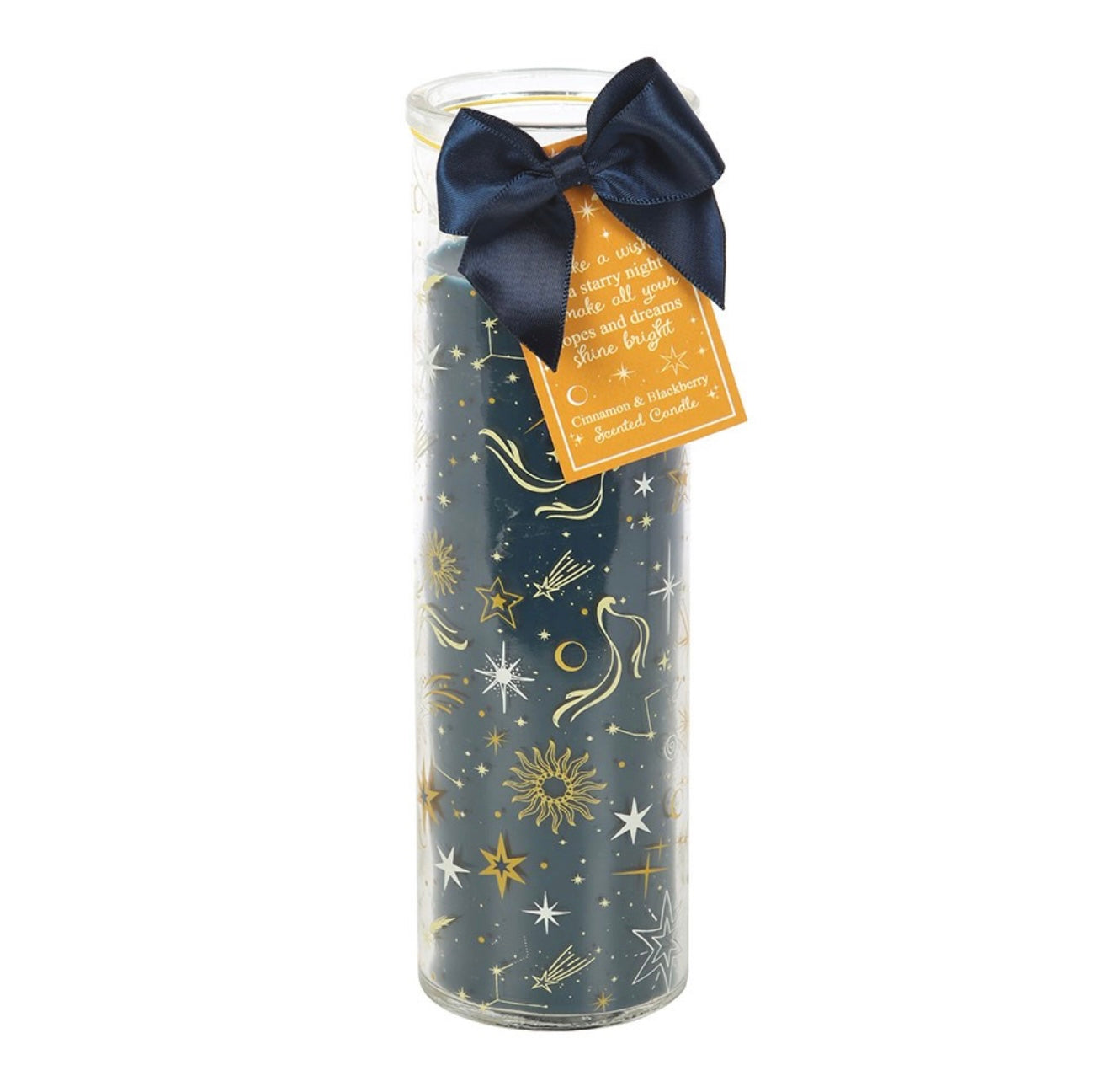 Tube candle - starry night
