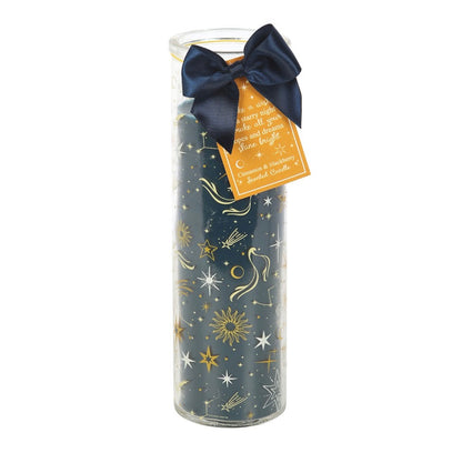 Tube candle - starry night