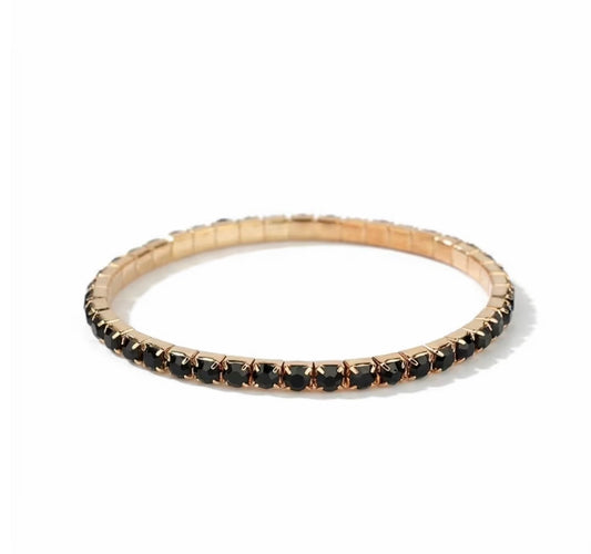 Rhinestone stretch bracelet