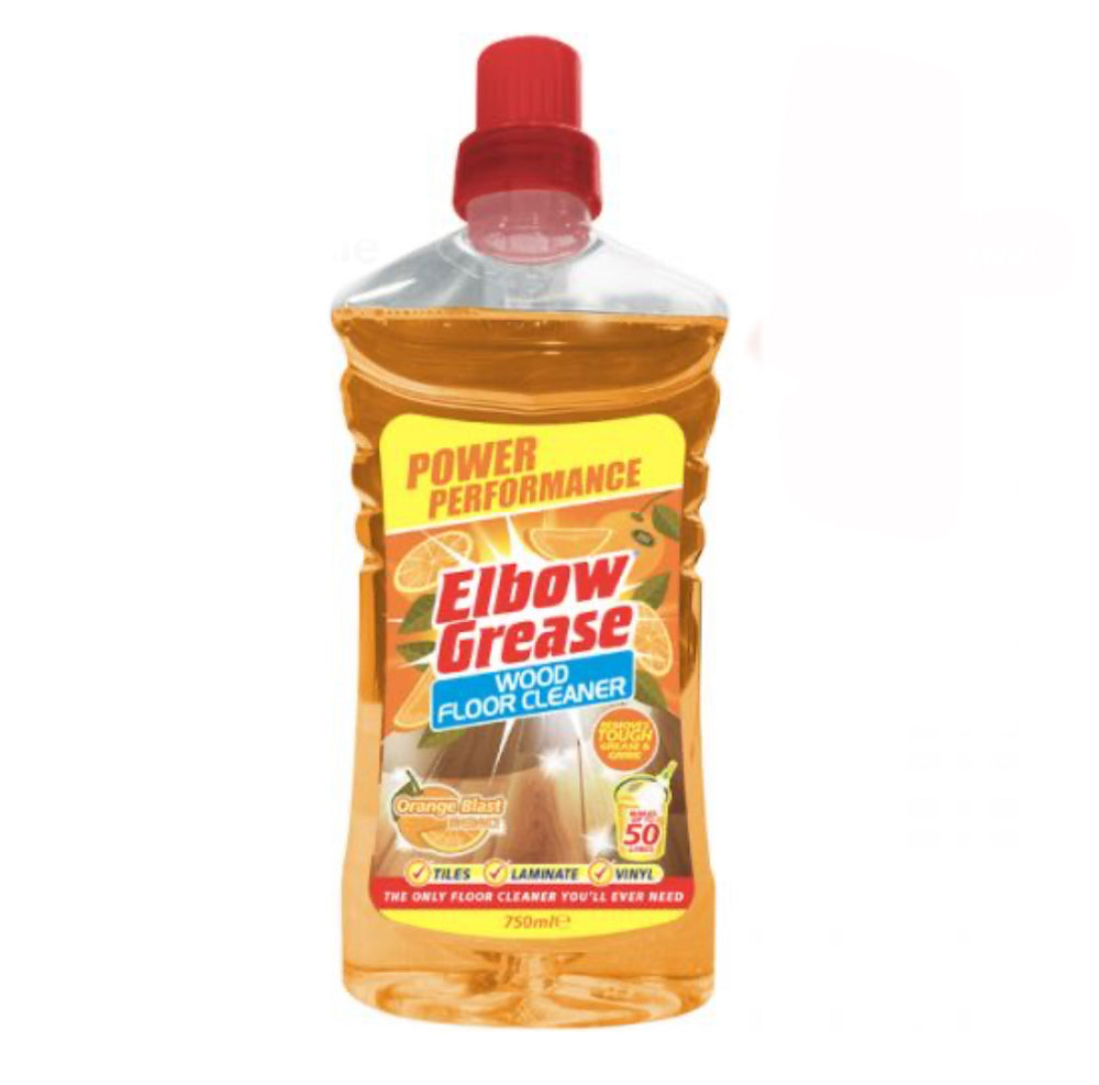 Elbow grease wood floor cleaner - orange blast