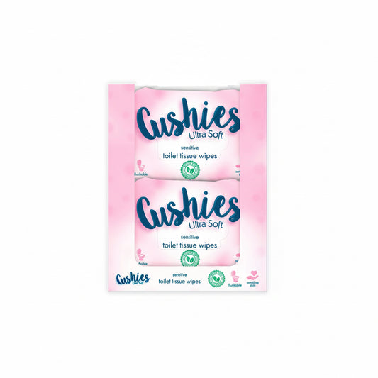 Cushies sensitive toilet wipes