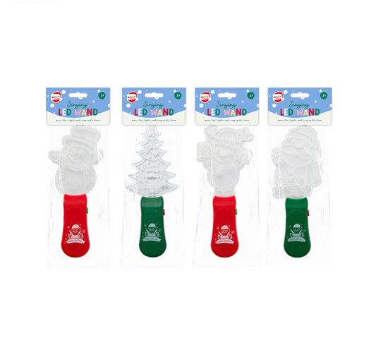 Christmas singing LED wand