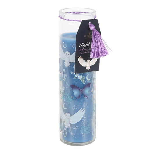 Tube candle - night owl