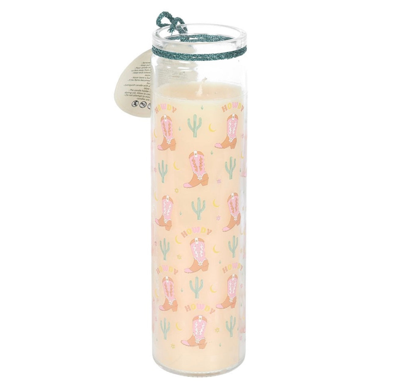 Tube candle - howdy cowboy
