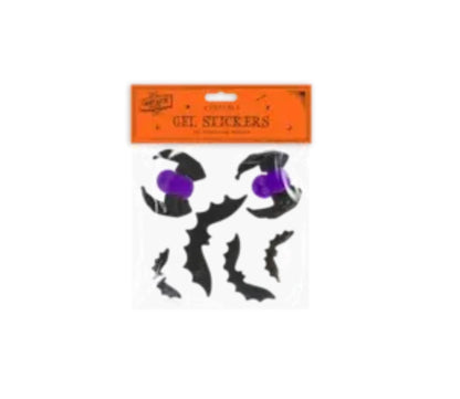 Halloween gel window stickers