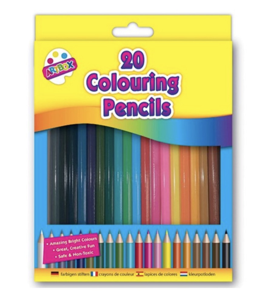 Artbox colouring pencils 20 pack