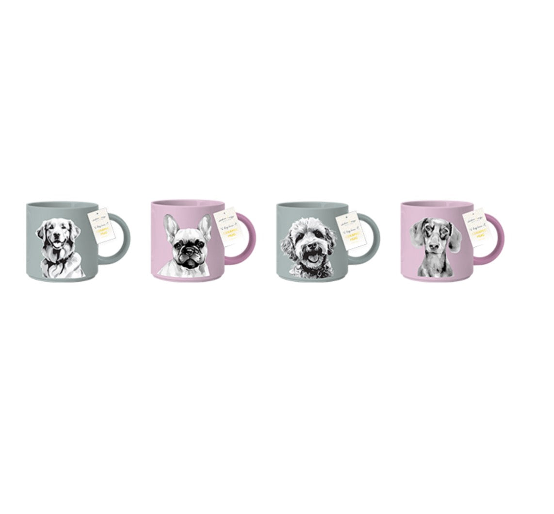 Ceramic dog mug 480ml