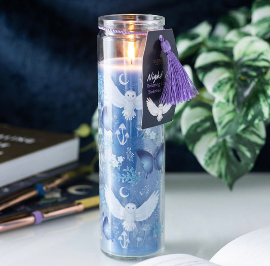 Tube candle - night owl