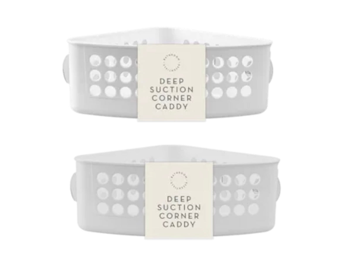 Deep suction corner caddy