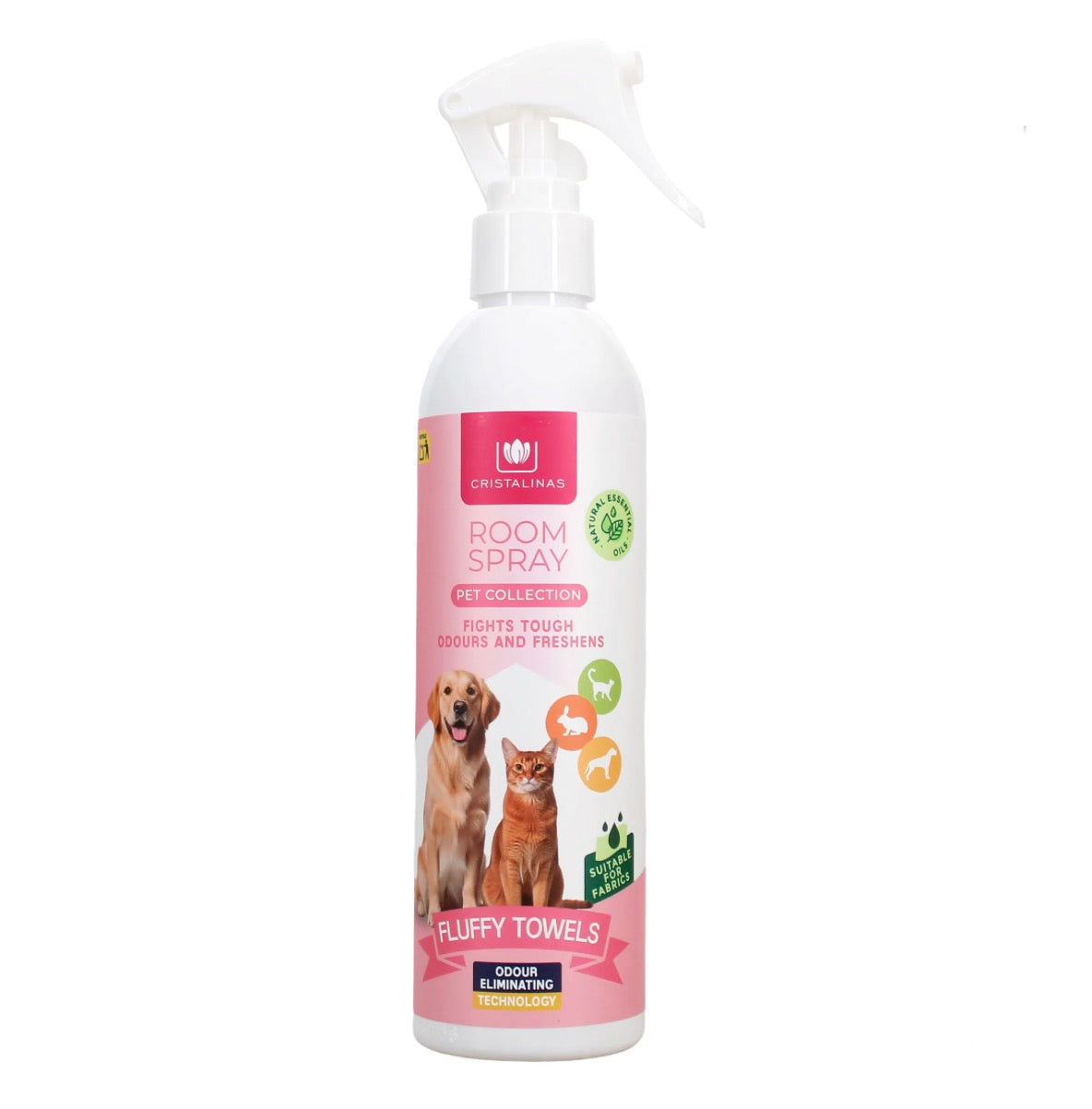 Cristalinas pet room spray - fluffy towels