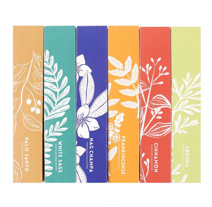 Exotic botanical incense stick variety set