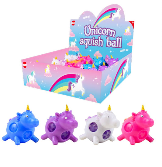 Squishy crystal bead unicorn
