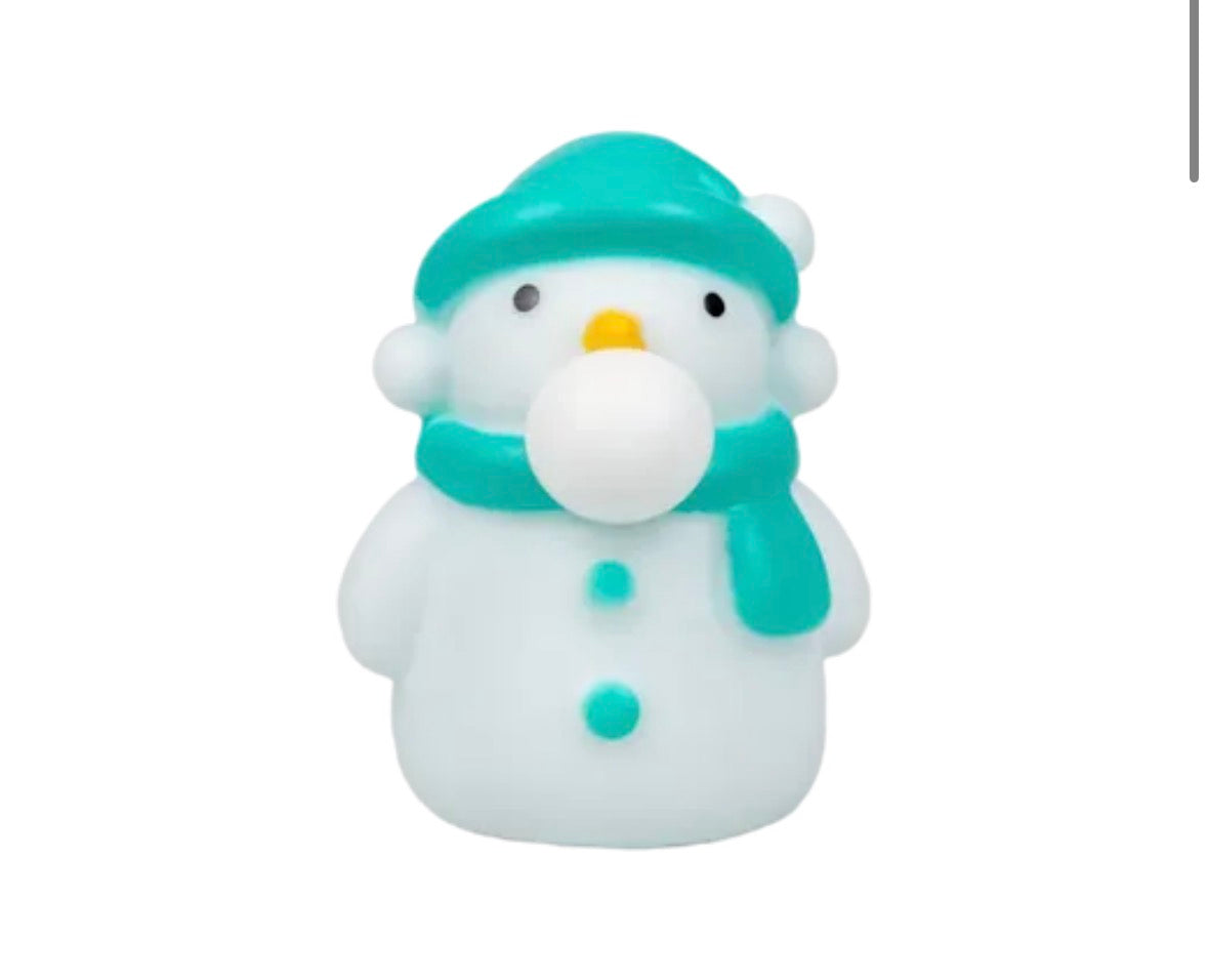 Christmas squeezy bubble character.