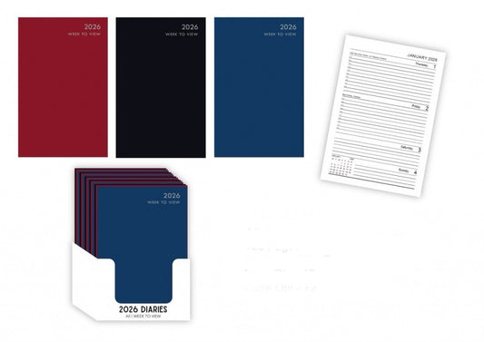 2026 diary - A5 week to view