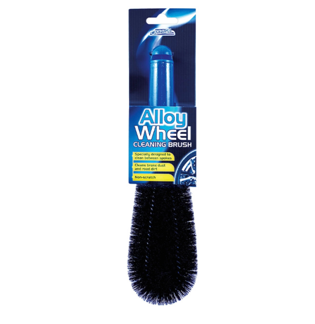 Alloy wheel cleaning brush