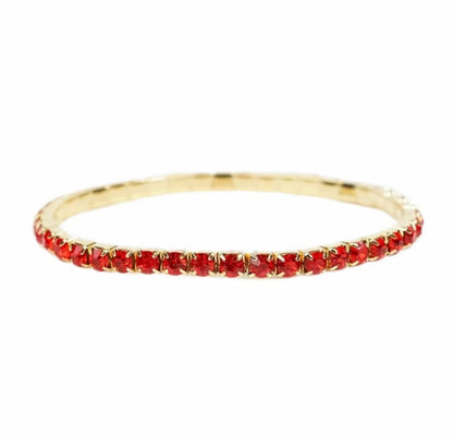 Rhinestone stretch bracelet