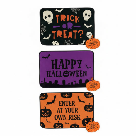 Halloween printed doormat 60 x 40cm