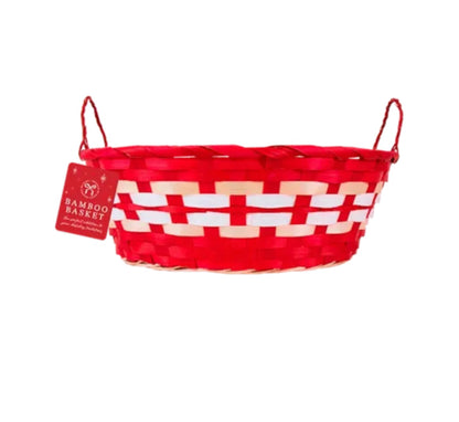 Oval basket with handles 33cm