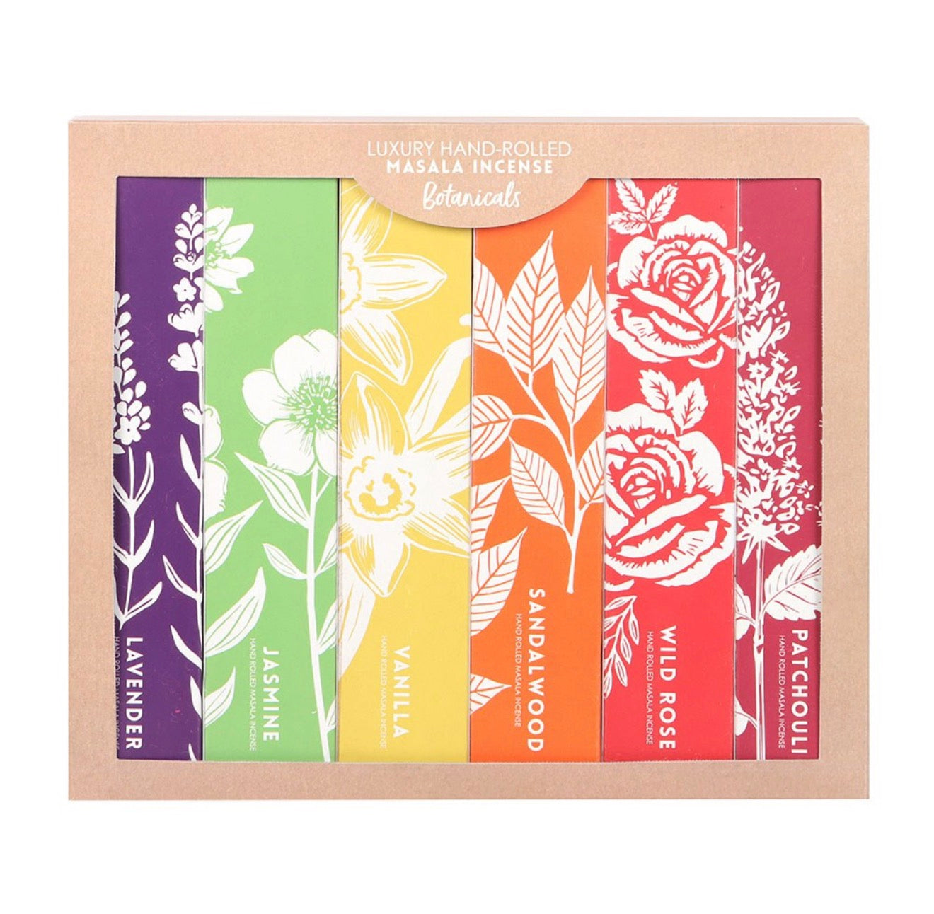 Aromatic botanical incense stick variety set