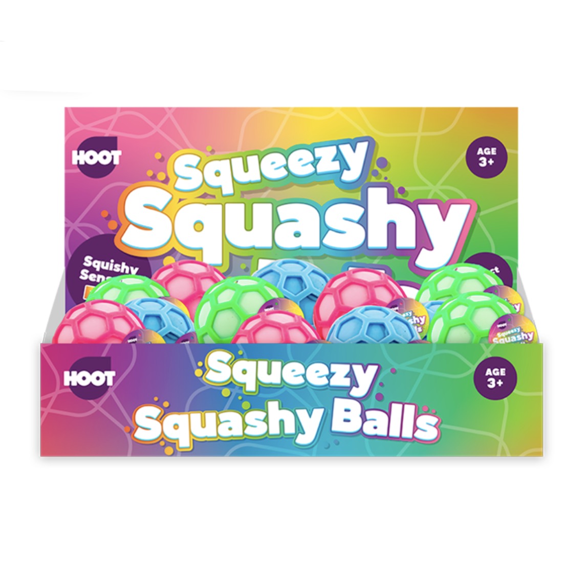 Hoot squeezy squashy ball