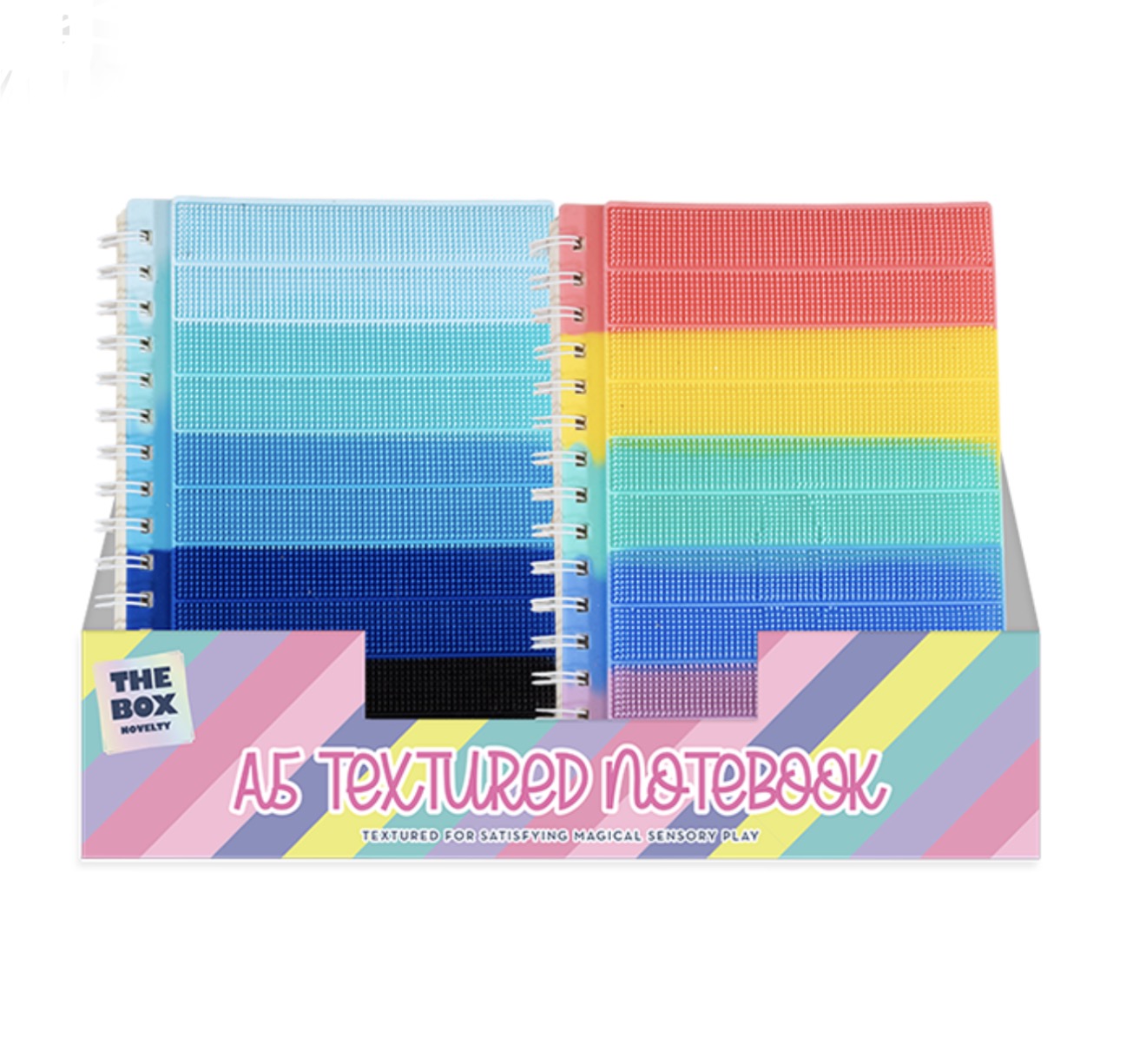 A5 textured notebook
