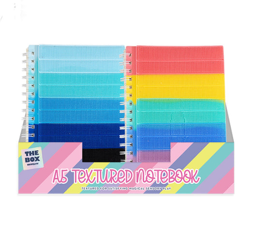 A5 textured notebook