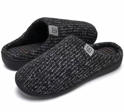 Ladies memory foam slippers with rubber sole - pink size 5/6